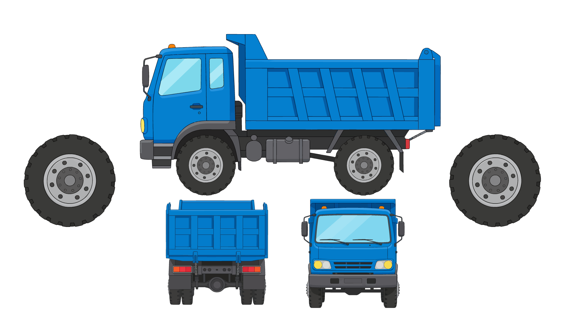 渣土车自卸卡车